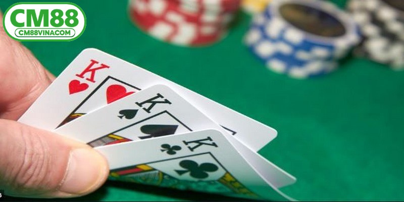 Các tập hợp trong cách chơi bài tố 3 lá được xếp theo thứ tự từ cao đến thấp