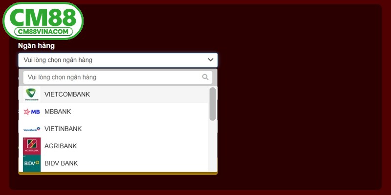 Các bước thực hiện rút tiền CM88 chuẩn chỉnh 